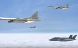 [ẢNH] Thực hư vụ ‘thiên nga trắng’ Tu-160 khiến ‘quái điểu’ F-35 hụt hơi
