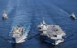 [ẢNH] ‘Vén màn’ vụ hai chiến hạm Nga ‘xuyên thủng’ nhóm tác chiến tàu sân bay Anh