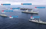 [ẢNH] ‘Vén màn’ vụ hai chiến hạm Nga ‘xuyên thủng’ nhóm tác chiến tàu sân bay Anh