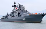 [ẢNH] ‘Vén màn’ vụ hai chiến hạm Nga ‘xuyên thủng’ nhóm tác chiến tàu sân bay Anh
