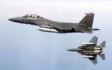 [ẢNH] ‘Đại bàng bất bại‘ F-15E gây sốc khi mang cùng lúc 5 tên lửa tàng hình nặng 1 tấn
