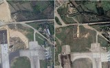 [ẢNH] Mỹ giật mình khi 3 oanh tạc cơ Tu-22M3 Nga xuất hiện tại căn cứ Hmeimim