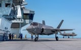 [ẢNH] Tàu sân bay Anh tổn thất tiêm kích F-35 khi chưa kịp 