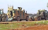 [ẢNH] Thổ Nhĩ Kỳ nã pháo dữ dội vào quân đội Syria trả đũa vụ ném bom của máy bay Nga