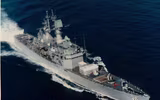 [ẢNH] Kinh ngạc sức mạnh tuần dương hạm hạt nhân của Hải quân Mỹ