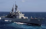 [ẢNH] Kinh ngạc sức mạnh tuần dương hạm hạt nhân của Hải quân Mỹ