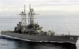 [ẢNH] Kinh ngạc sức mạnh tuần dương hạm hạt nhân của Hải quân Mỹ