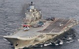 [ẢNH] Tàu sân bay Đô đốc Kuznetsov nhận vũ khí cực mạnh sau nâng cấp