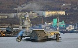 [ẢNH] Tàu sân bay Đô đốc Kuznetsov nhận vũ khí cực mạnh sau nâng cấp