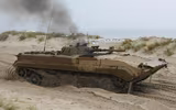 [ẢNH] Sức mạnh khủng khiếp của súng chống tăng Carl Gustav khi ‘bắn xuyên táo’ BMP-1