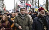 [ẢNH] Cựu Tổng thống Saakashvili tiết lộ việc Mỹ thúc giục Ukraine chiếm Donetsk