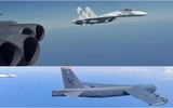 [ẢNH] Su-35S Nga rơi tại Khabarovsk do truy đuổi B-52 Mỹ?