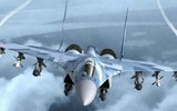 [ẢNH] Su-35S Nga rơi tại Khabarovsk do truy đuổi B-52 Mỹ?