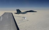 [ẢNH] Su-35S Nga rơi tại Khabarovsk do truy đuổi B-52 Mỹ?