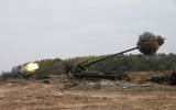 [ẢNH] Hàng loạt siêu pháo bắn đạn hạt nhân của Ukraine bất ngờ áp sát Donbass