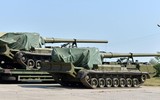 [ẢNH] Hàng loạt siêu pháo bắn đạn hạt nhân của Ukraine bất ngờ áp sát Donbass