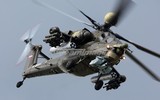 [ẢNH] Ukraine 'giật mình' khi chứng kiến Mi-28NM Nga mang tên lửa Khrizantema-VM 