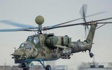 [ẢNH] Ukraine 'giật mình' khi chứng kiến Mi-28NM Nga mang tên lửa Khrizantema-VM 