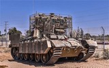 [ẢNH] 'Mái che' trên T-72B3 Nga vô tác dụng trước tên lửa Javelin Ukraine