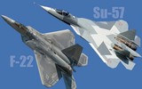 [ẢNH] Báo Mỹ: Tiêm kích Su-57 Nga sẽ chiến thắng ‘chim ăn thịt’ F-22 trong thực chiến