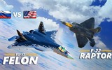 [ẢNH] Báo Mỹ: Tiêm kích Su-57 Nga sẽ chiến thắng ‘chim ăn thịt’ F-22 trong thực chiến