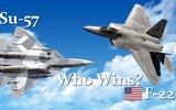 [ẢNH] Báo Mỹ: Tiêm kích Su-57 Nga sẽ chiến thắng ‘chim ăn thịt’ F-22 trong thực chiến