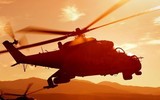 [ẢNH] Trực thăng Nga bị tấn công tại miền Bắc Syria?