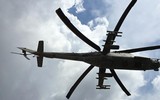 [ẢNH] Trực thăng Nga bị tấn công tại miền Bắc Syria?