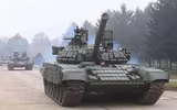 [ẢNH] Serbia điều xe tăng tối tân mới được Nga viện trợ tới biên giới Kosovo