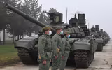 [ẢNH] Serbia điều xe tăng tối tân mới được Nga viện trợ tới biên giới Kosovo