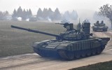 [ẢNH] Serbia điều xe tăng tối tân mới được Nga viện trợ tới biên giới Kosovo