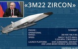 [ẢNH] NATO 'sốc nặng' khi Nga phóng tên lửa Zircon từ tàu ngầm vượt xa dự kiến