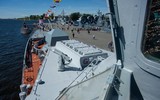 [ẢNH] Khó tin: Chiến hạm Nga bắn rơi tên lửa hành trình bằng... pháo 100 mm