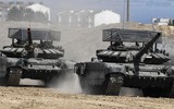 Xe tăng Nga mang 'lá chắn Javelin' chuẩn bị tham chiến tại Donbass?