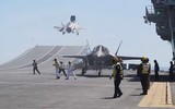 Tiêm kích F-35B của Anh bị rơi khi đang 'răn đe' Syria