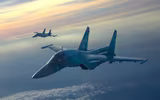 Hàng chục oanh tạc cơ Su-34 Nga xuất hiện tại sân bay vùng Voronezh
