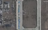 Hàng chục oanh tạc cơ Su-34 Nga xuất hiện tại sân bay vùng Voronezh