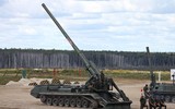Pháo tự hành hạng nặng của Nga di chuyển ồ ạt về phía Donbass