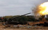 Pháo tự hành hạng nặng của Nga di chuyển ồ ạt về phía Donbass