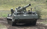 Pháo tự hành hạng nặng của Nga di chuyển ồ ạt về phía Donbass