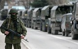 Lính thủy đánh bộ Nga bí mật hành quân về phía biên giới Ukraine?