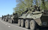 Lính thủy đánh bộ Nga bí mật hành quân về phía biên giới Ukraine?