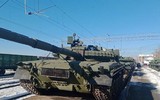 Nga điều động ồ ạt xe tăng T-90A và T-80BVM tới biên giới Ukraine