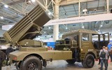 Pháo phản lực phóng loạt BM-21UM Berest của Ukraine khiến Nga lo ngại