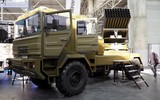 Pháo phản lực phóng loạt BM-21UM Berest của Ukraine khiến Nga lo ngại