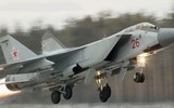 Tiêm kích đánh chặn siêu thanh MiG-31BM được Nga tung vào chiến trường Ukraine