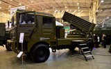 Pháo phản lực phóng loạt BM-21UM Berest của Ukraine khiến Nga lo ngại