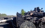 Sau T-90M, chiến xa bộ binh 'quốc bảo' BMP-1AM Basurmanin của Nga cũng bị phá hủy 