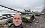 Xe tăng T-80BVM chiến lợi phẩm của Ukraine phá hủy gần 30 phương tiện cơ giới Nga