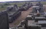 Chiến xa bộ binh BMP-3 Nga tan nát sau phát bắn của pháo 152 mm Ukraine?